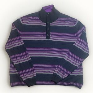 Hugo Boss 100% Virgin Wool Men's Striped Sweater sz XL